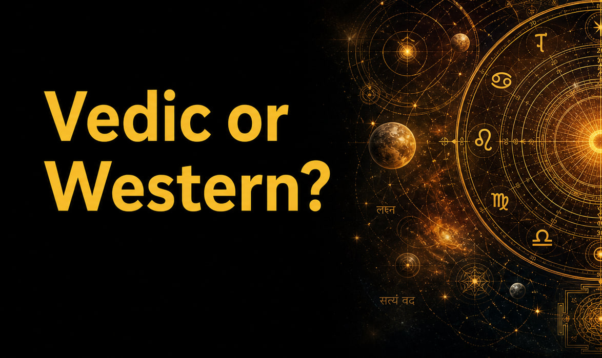 Vedic vs. Western Astrology: Why Your Sign Might Be Different (And Why Both Matter)